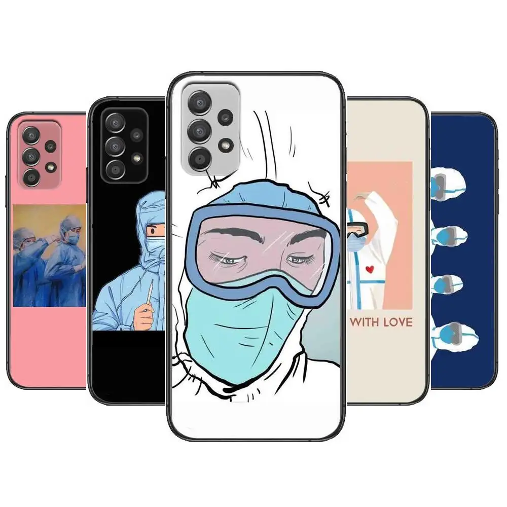 Чехол для телефона с медицинским доктором, корпус для Samsung Galaxy A70, A50, A51, A71, A52, A40, A30, A31, A90, A20E, 5G, a20s, черный корпус, арт Ce