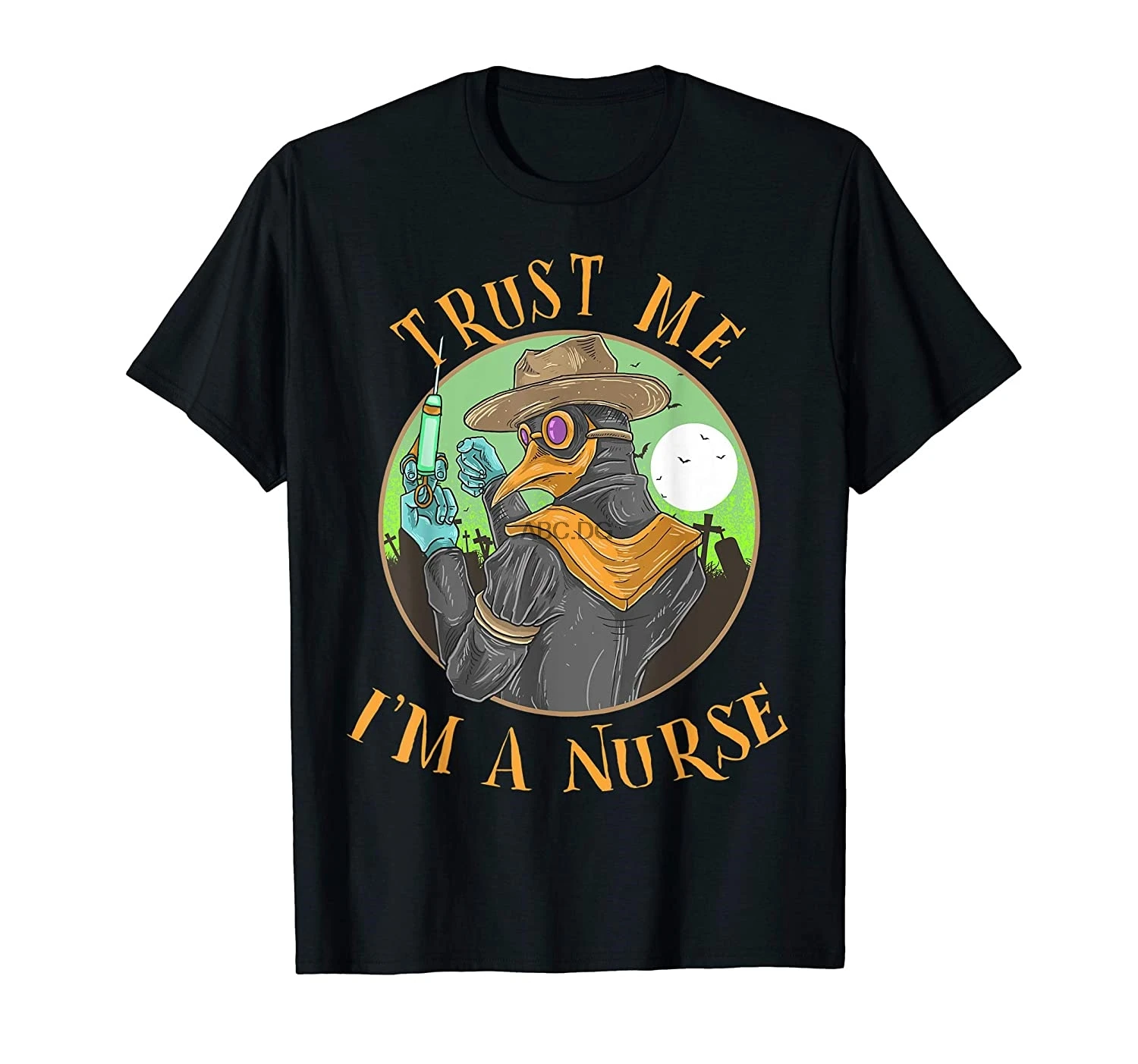 Trust Me I'm a Nurse Plague Steampunk Halloween Gift T-Shirt |