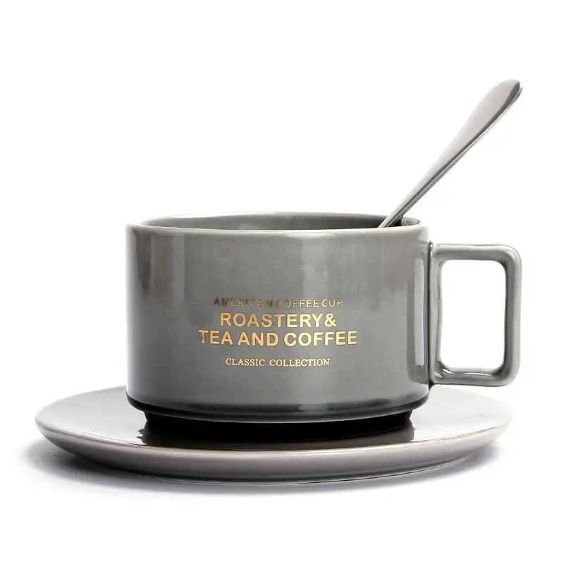 Version B E смешной Tazze Colazione Tasse кафе большой чай таза кофе Xicara Koffie Kopjes посуда для напитков керамика кофе путешествия Caneca чашка и кружка - Цвет: Version B
