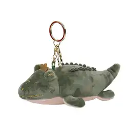 Крокодиловые животные мягкая подвеска для ключей кольцо держатель для ключей сумка Украшение для телефона