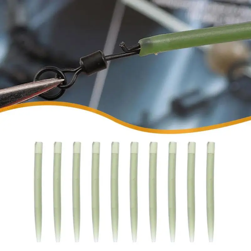 

Hot Sale Rubber Tip Tube Delicate Texture Outdoor Fishing Tackles Kits Rubber Tip Tube Sleeves Connect with Fishing Hook