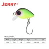 Jerry Thumb wobblers crankbait fishing lure floating trout perch hard bait 1pc 25mm 1.8g UV color plug artificial baits ► Photo 2/6