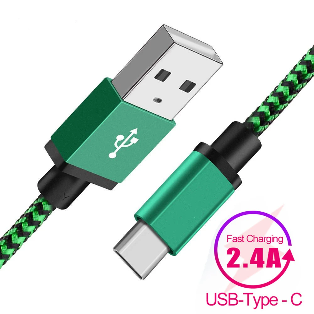 magnetic charger for android 1m/2m/3m Nylon USB Type C Cables Data Sync USB Charger For Xiaomi redmi note 8/9 pro Mobile Phone Accessories USB-C Type-C Cable charger type for android