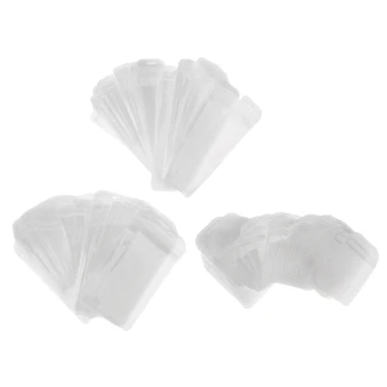 

50pcs Clear PP Self Adhesive Jewelry Packaging Bag Gift Xmas Wedding Pouches