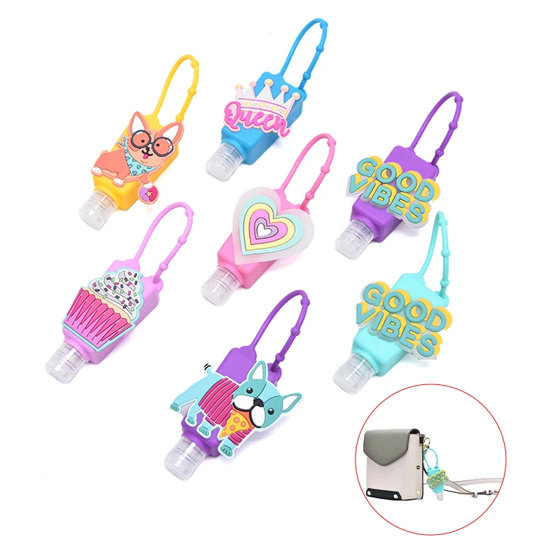 

1pcs Mini Hand Sanitizer bottle Travel Portable Safe Gel Holder Disposable No Clean Soap Dispenser Hand Gel Holder for Kids