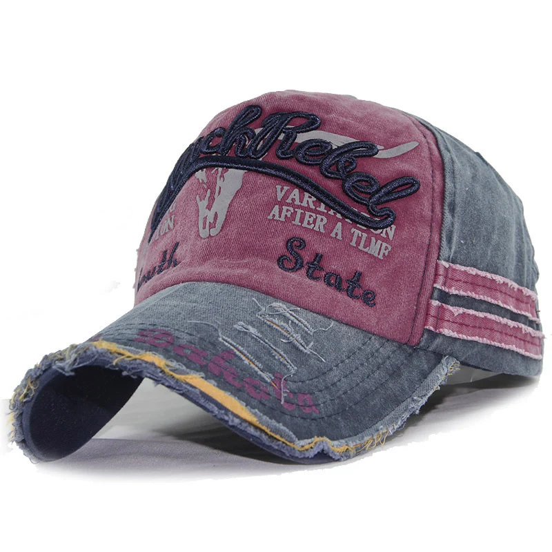 Бейсболка с вышитыми буквами Старый Бык Snapback летняя мужская Спортивная