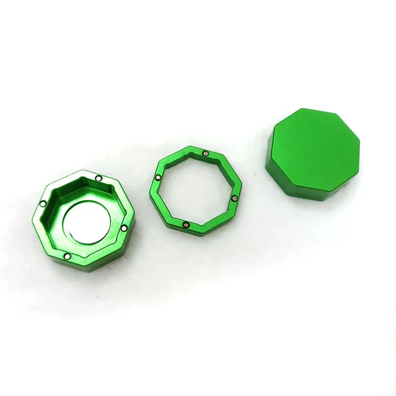 green Xmlivet красочные бильярдный бассейн Мел Держатели для шестигранных мелков Магнитный Мел для снукера Чехлы могут аксессуары на заказ - Цвет: green