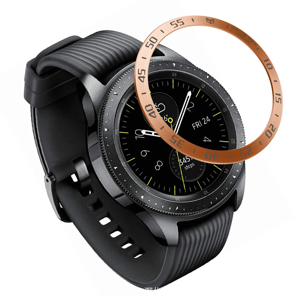 Подходит для samsung gear S2 S3 Classic Frontier Galaxy Watch 46 мм 42 мм рамка кольцо крышка рамка против царапин металлическая защита - Цвет ремешка: 2