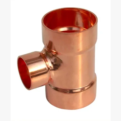 5Pieces/Lot Inner D:16/8mm International Standard Copper Welding Tee Pipe Head Refrigeration Accessories