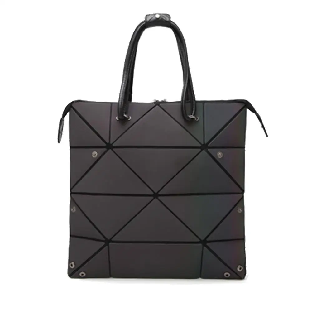 

2019 Women Bag Luminous Deformation Package for Women - Geometric Rhombic Handbag - Variety Folding Diamond Shoulder Bag