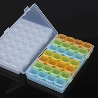 28 Grid Portable Screw IC Chip Storage Box Electronic Component Parts Small Hardware Plastic Transparent Container Toolbox 1