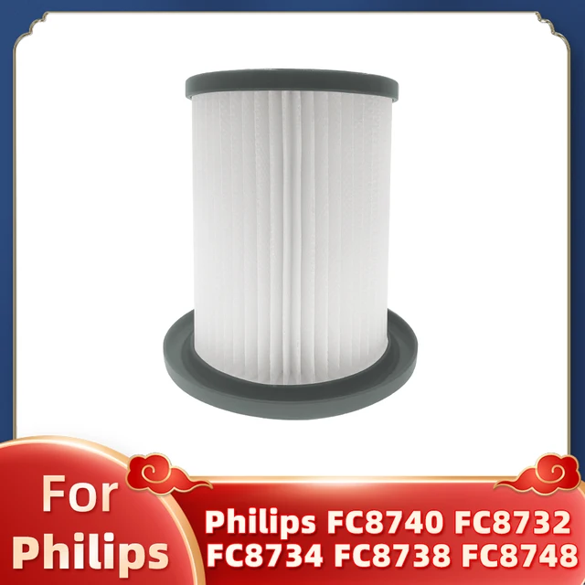 Hepa Filter Replacement For Philips FC8732 FC8734 FC8736 FC8738 FC8740 FC8748 Vacuum Cleaner Spare Parts Accessories 1 Filter round