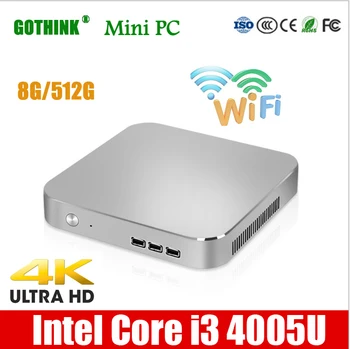 

GOTHINK mini pc Intel Core i3 4005U Dual core four thread 1.7Ghz WIN7/8/10 LINUX system 300M WiFi 4K HDMI pocket pc VGA USB3.0