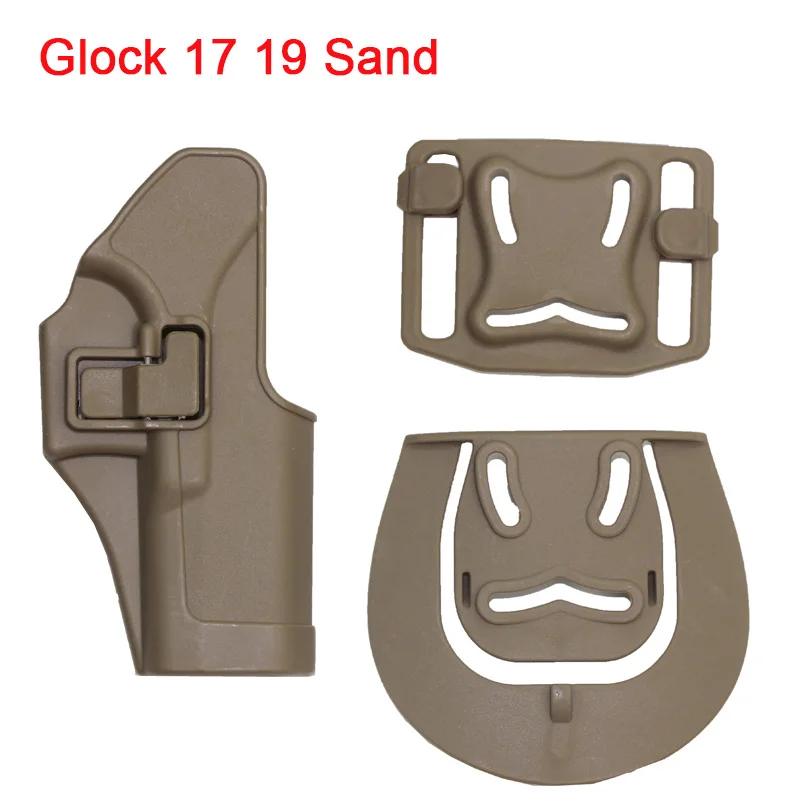Glock Sand Тактический пистолет кобура для Glock 17 19 Beretta M9 Кольт 1911 Sig Sauer P226 USP Airsoft кобура для пистолета сумка чехол охотничьи принадлежности - Цвет: Glock Sand