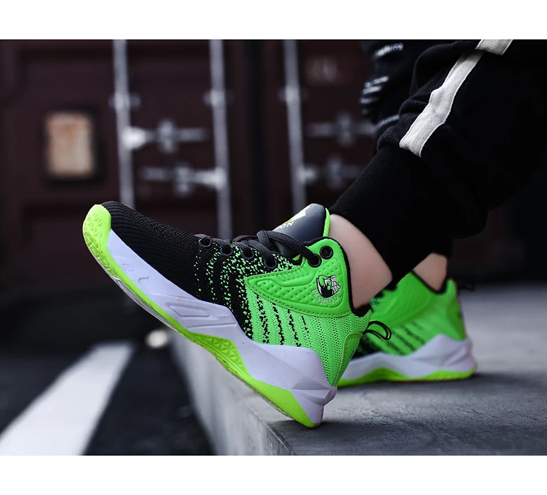 Boys Basketball Sneakers for Kids 1 Children Sport Shoes Kids Basketball Shoes Retro 11 Kids Shoes Youth Gym Shoes