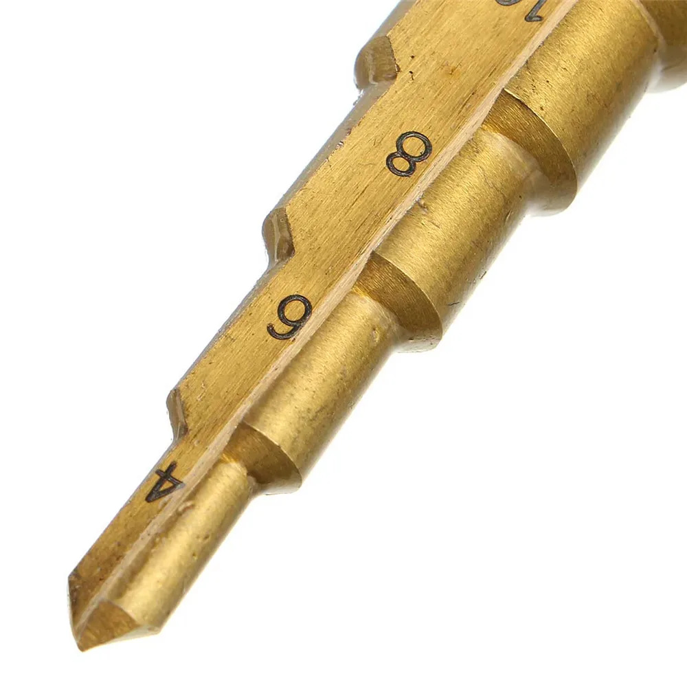 4-12/20/32mm HSS Drill Bit Steel Step Cone Titanium Coated Set Hole Cutter Taper Metric Cone Drill Mini Drill Accessories