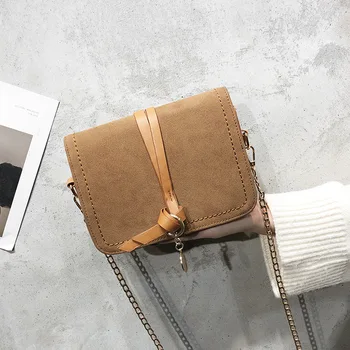 

The New Small Package Frosted Chain Bag Bag Vintage Shoulder Shoulder Bag