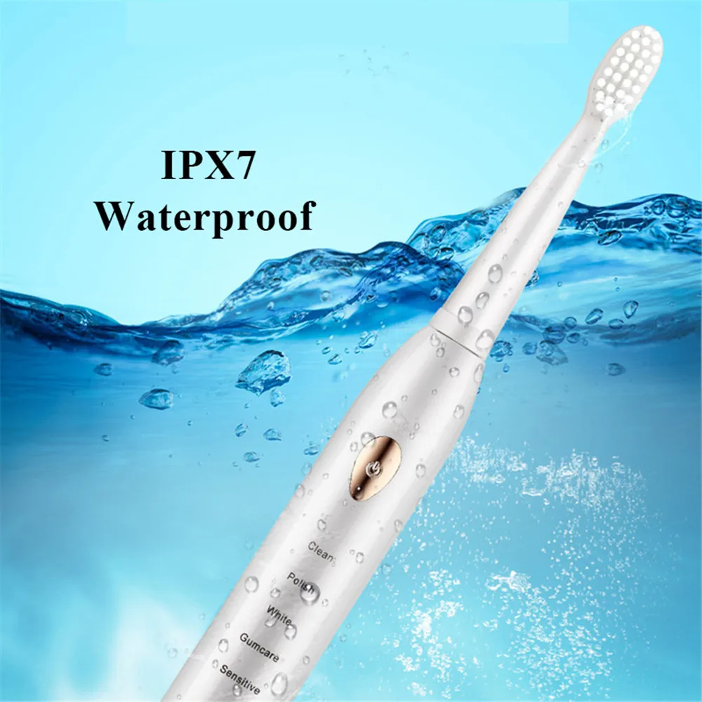 Electric Toothbrush for Men and Women Couple Houseehold Whitening IPX7 Waterproof Toothbrushes Ultrasonic Automatic Tooth Brush 3