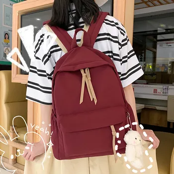 

School Backpacks for Women 2020 New Large Capacity Students Shoulder Bags Canvas Travel Backpacks Laptop Backpack Soft Handle