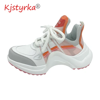 

Fashion Women Breathable Couple Shoes Male Vulcanize Mesh Slip- Flat-Soled Walking Sneakers Casual Lace-up Shoes