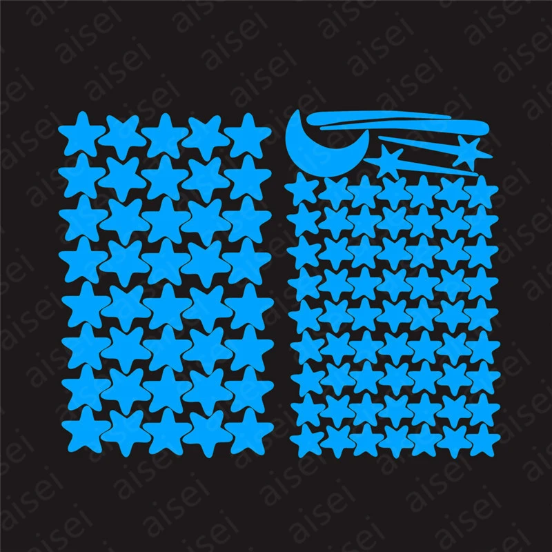 

1pcs Glow In The Dark Sticker Luminous Star Moon DIY Phosphorescent Wall Stickers for Baby Bedroom Wall Decals Home Decor