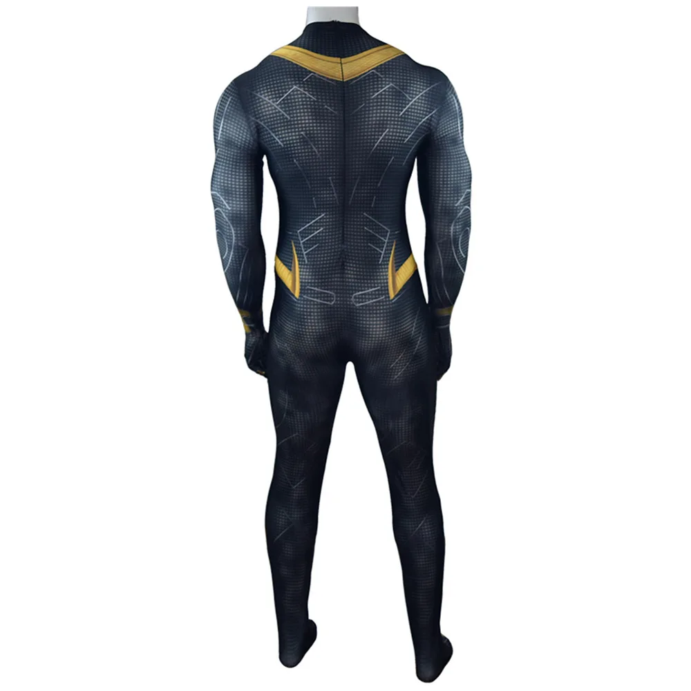 Killmonger карнавальный костюм Черная пантера боди Zentai плотный костюм комбинезон Хэллоуин Мальчики Мужские взрослые дети