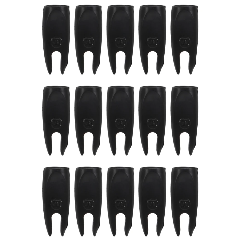 

15pcs Hunting Arrow Nocks Tails Accessories Archery Arrow Nocks Arrow End Nock for Outdoor Woman Man Home