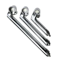 

1PC 22.2mm Aluminum Alloy Chrome Handlebar Stem Quill Bike Cycle Traditional Vintage Bicycle Replacement Accessory