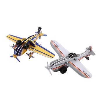 

3d Puzzle Toys Mini Fighter Aircraft Plane Model Paper 3D Puzzles Toy For Children Gift Intelligence Toys