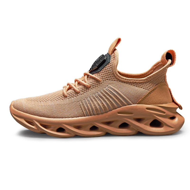 Мужская Вулканизированная обувь; кроссовки; дышащая мужская повседневная обувь; нескользящая Мужская обувь из сетчатого материала на шнуровке; коллекция года; Мужская обувь; Tenis Masculino; - Цвет: 661 Brown