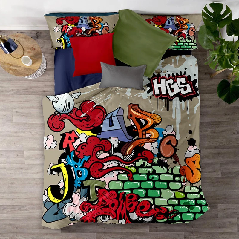  Harley Quinn3D Bedding Set Suicide Squad Duvet Covers Pillowcases DC Comics The Joker Batman Comfor