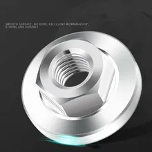 Disco moedor de ângulo rápida mudança bloqueio flange porca m14 liberação rápida ajuste 125/150/180/230 tipo moedor ângulo hexágono