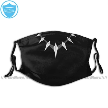 

Black Panther Mouth Face Mask Panther Necklace Facial Mask Polyester Nice Adult with Filters Mask