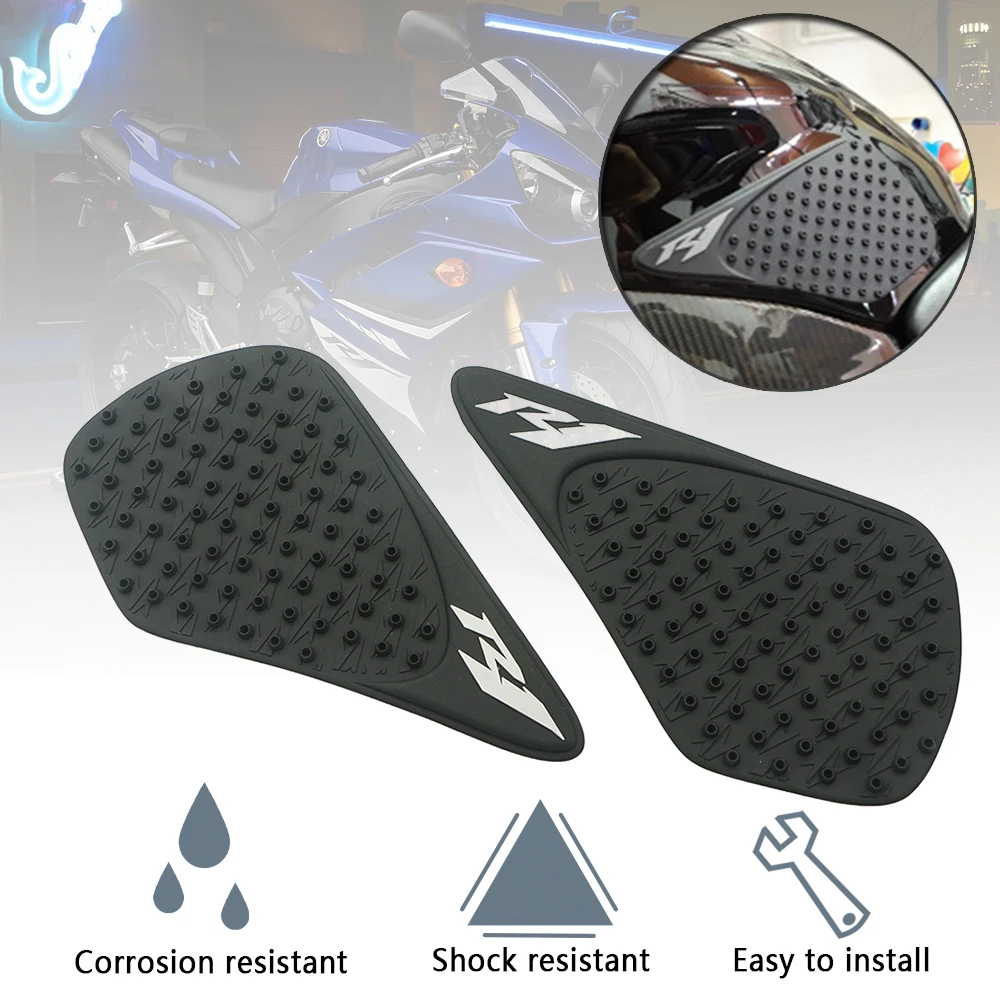 Противоскользящая накладка на бак мотоцикла 3 м боковая газовая колено Защитная