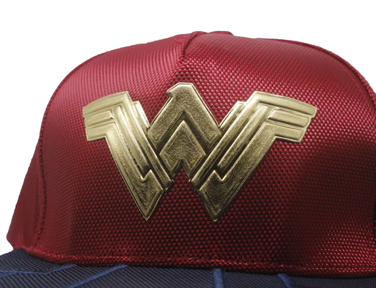 Marvel Wonder Woman хип-хоп бейсбольные кепки регулируемые парусиновые плоские кепки с вышивкой Повседневная Уличная модная шапка личность