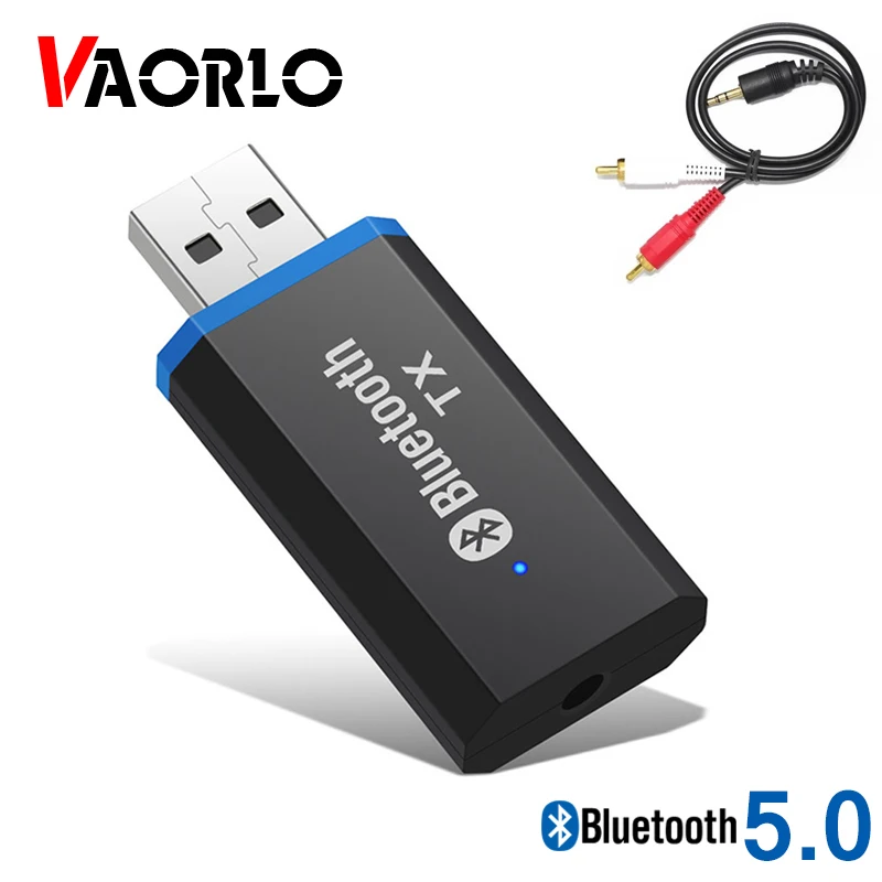 

USB 5,0 адаптер Blutooth Plug And Play для ПК ТВ BT динамик наушники 3,5 мм AUX RCA разъем аудио беспроводной Bluetooth передатчик