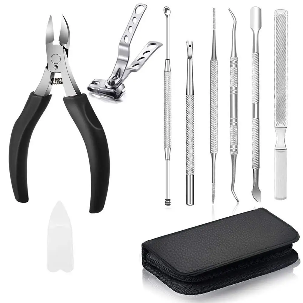 Podiatrist toenail clippers for thick nails for seniors & Men, professional  heavy duty ingrown toe nail clippers, large nail cutters, Precision