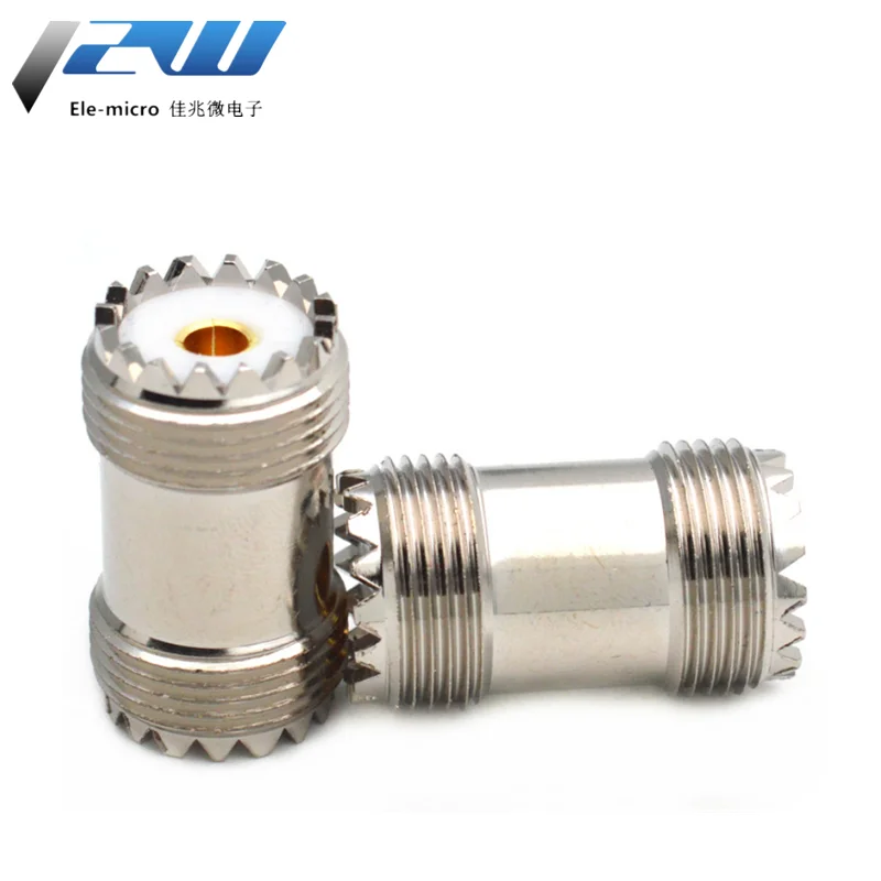 1 шт. UHF Female SO-239 Jack к UHF Female SO239 Лот RF адаптер соединитель для Φ UHF Male SL16,M, PL-259