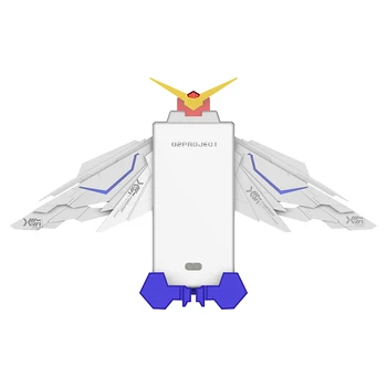 

Automatic Infrared Sensor Style Car Use Gundam Wireless Charging Mount Holder with LED Light for Gundam