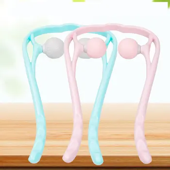 

Neck Massage Tool Pressure Relieve Hand Roller Massage Neck Shoulder Relax Pain Relief Dual Triggers Point Manual Massager