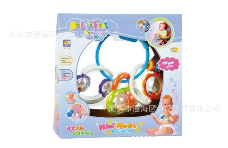 

Creative Key Ring Rattle CHILDREN'S Handbell Funny BABY'S Rattle Toy Baby Educational Rattle