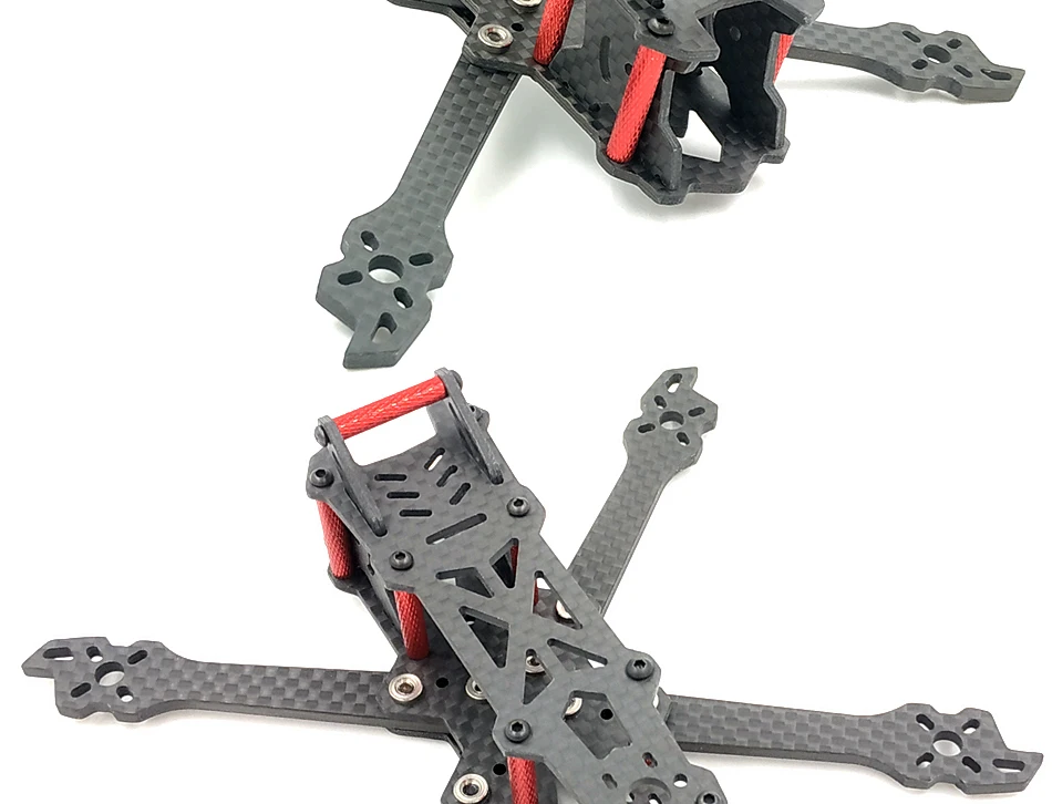 AlfaRC Fighter140 140 мм 3 мм/4 мм Arm Frame Kit 3K Углеродное волокно для радиоуправляемого дрона FPV гоночный Квадрокоптер запасные части DIY аксессуары