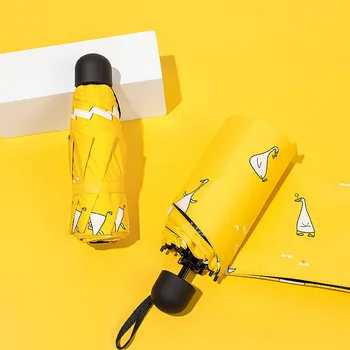 

Parasol Women's Ultra-Light Mini 5 Half off Vinyl UV-Protection College Style Pocket Rain Or Shine Dual Purpose Parasol UPF50