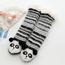 Женские бархатные носки-тапочки с рисунком теплые носки для сна дышащие хлопковые носки для женщин Весна-Лето Повседневный брендовый носок Femal