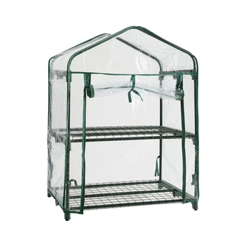 

Pvc 2 Tier Home Plant Greenhouse Garden Cover Plants Flowers Mini Garden Cover Without Iron Frame