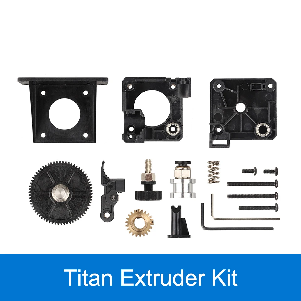 Titan Extruder 3D Printer Parts For E3D V6 Hotend J-head Mounting Bracket 1.75mm Filament 3:1 transmission ratio xcr 3d printer parts 2in1 out hotend extruder fan mounting bracket 12v 24v dc 3010mm cooling fan holder external base extension