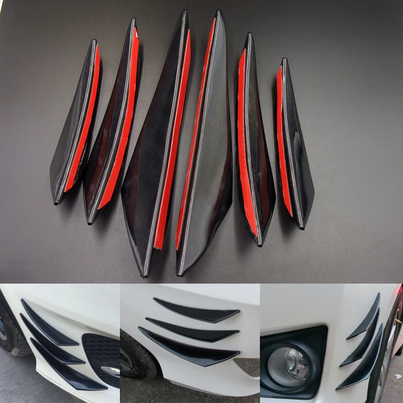 Car Bumper Lip Fin Splitter Spoiler Canard for BMW X7 X1 M760Li 740Le iX3 i3s i3 635d 120d 120i Beat Avalanche 34 M8 M550i | Автомобили и