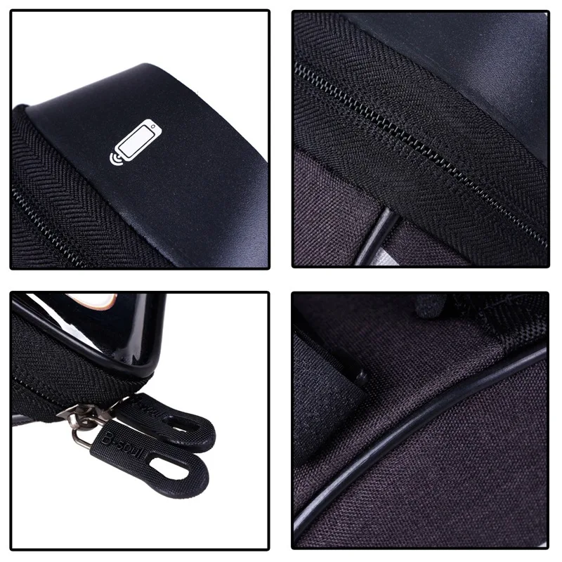 6.5 Inch Bicycle Touch Screen Bag Waterproof MTB Head Tube Handlebar Phone Bag Bicycle Accessories Mobile Phone Holder Case
