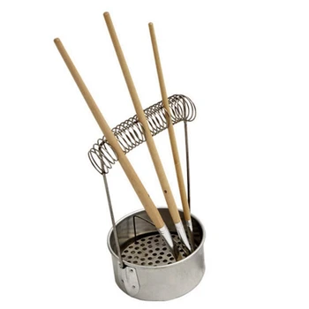 

Artist Portable Dishwasher Washing Bucket Double Brush Cleaner with Washing Tank Diameter 10Cm Washing Pen