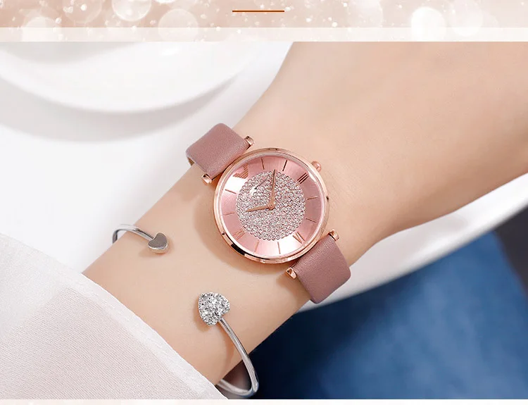 Лидирующий бренд, женские наручные часы из розового золота, для женщин, relogio feminino, Роскошные, с бриллиантами, с магнитной сеткой, кварцевые часы, reloj mujer
